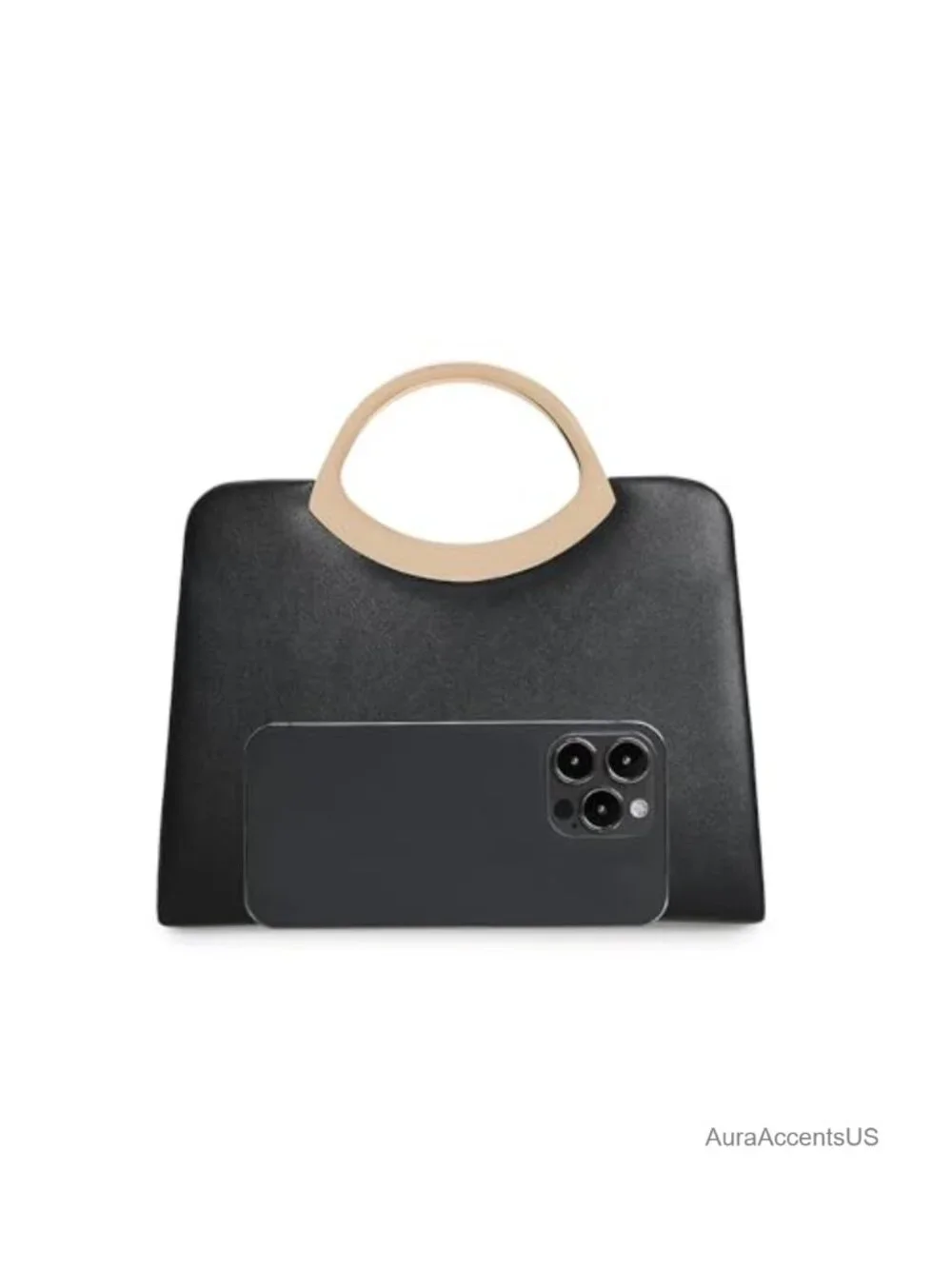 Small Dressy Handbag Evening Bag Party Purse Faux Leather Chain Strap Clutch